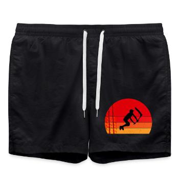 Vintage Stunt Scooter - Short de bain - noir - Devant - AI Model Male 185 light (185cm)