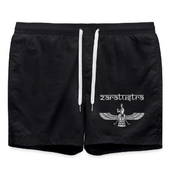 Zaratustra Farvahar - Short de bain - noir - Devant - AI Model Male 185 light (185cm)