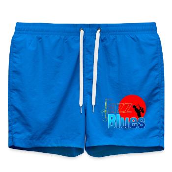 AMATEURS DE JAZZ BLUES - Short de bain - cobalt blue - Devant