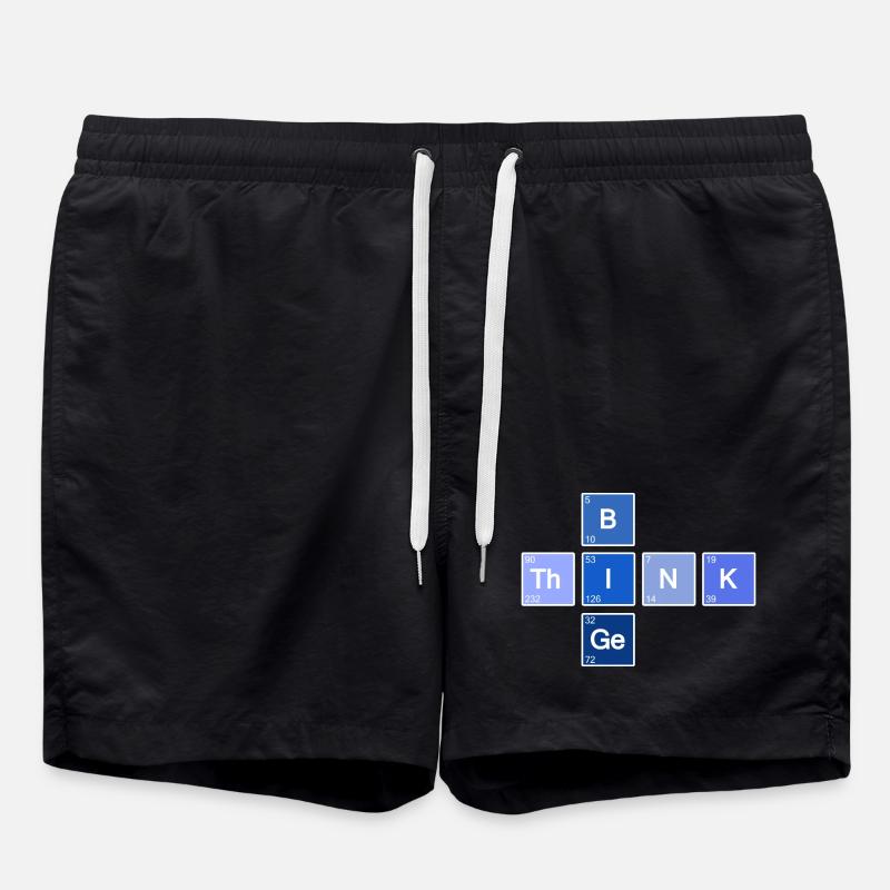 Think Big (Bleu) - Short de bain - noir
