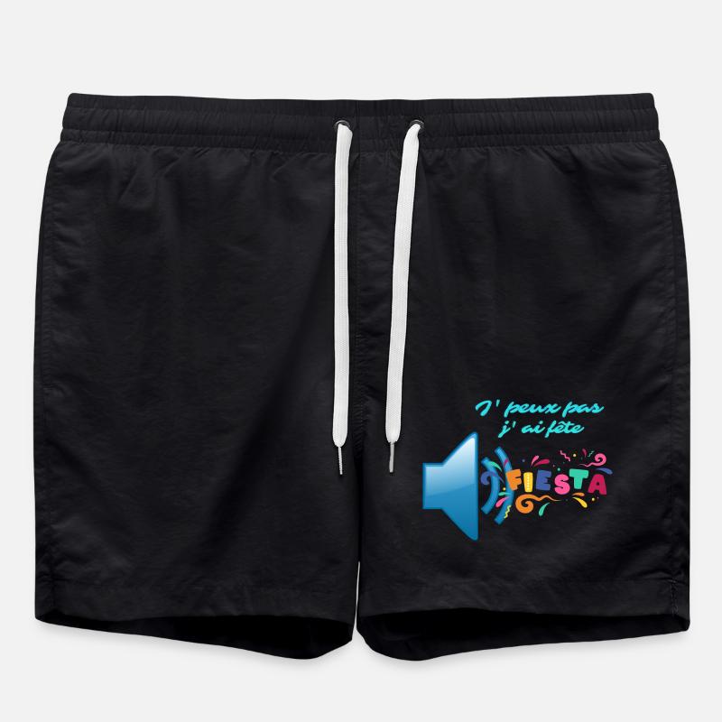 J' peux pas j'ai fete - Short de bain - noir