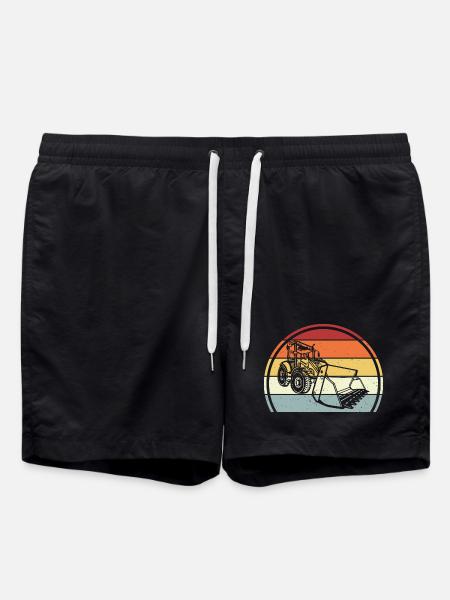 Excavator - Swim Trunks - black