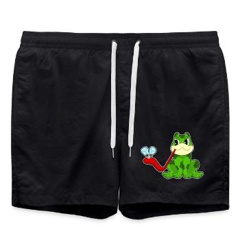 Mouche grenouille - Short de bain - noir - Devant - AI Model Male 185 light (185cm)