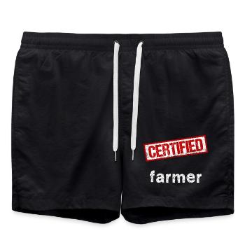 Bauer - Badeshorts - Schwarz - Vorne - AI Model Male 185 light (185cm)