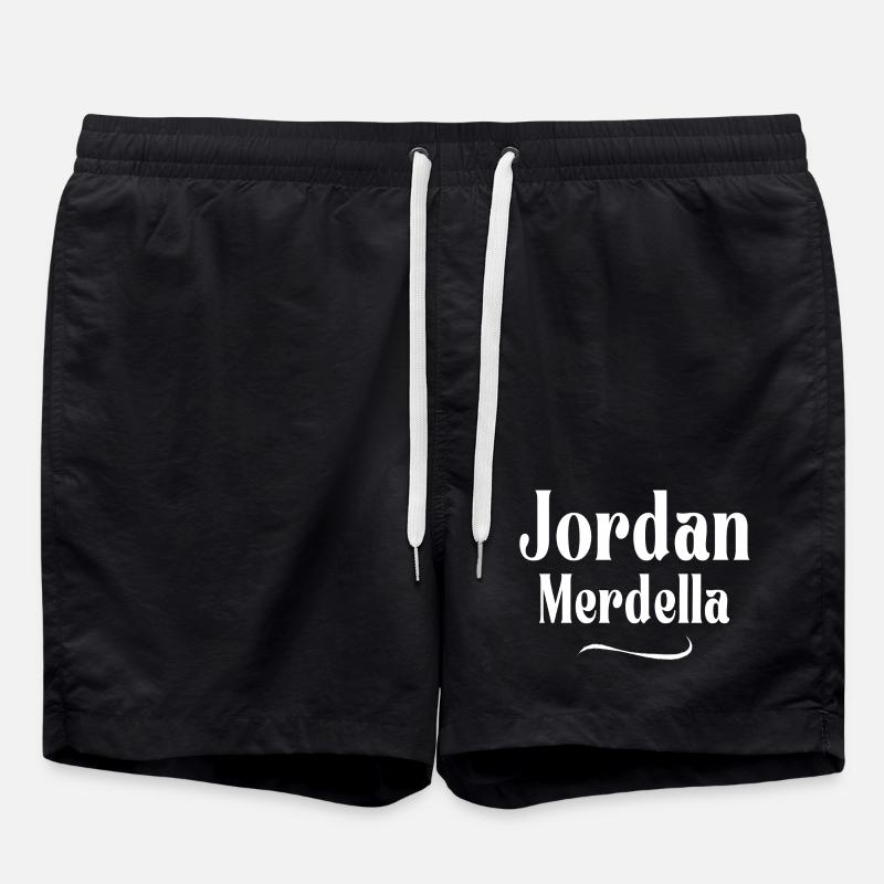 Jordan, merdella, Merdella, election - Swim Trunks - black