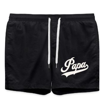 Script classique de Papa - Short de bain - noir - Devant - AI Model Male 185 light (185cm)