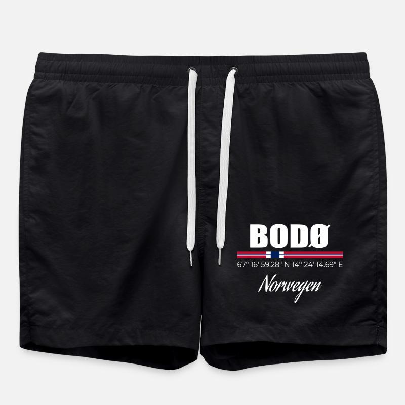 BODØ - Badeshorts - Schwarz