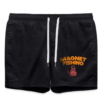 Aimant de pêche en néodyme pour pêcheur magnétique - Short de bain - noir - Devant - AI Model Male 185 light (185cm)
