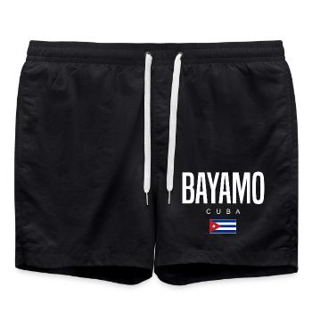 Bayamo Cuba Cubans - Swim Trunks - black - Front - AI Model Male 185 light (185cm)