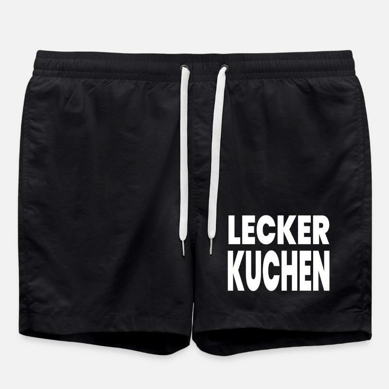 Kuchen - Badeshorts - Schwarz