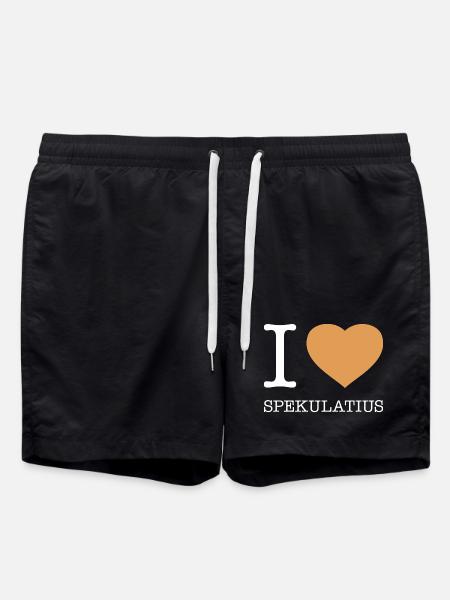 I love speculoos - Swim Trunks - black