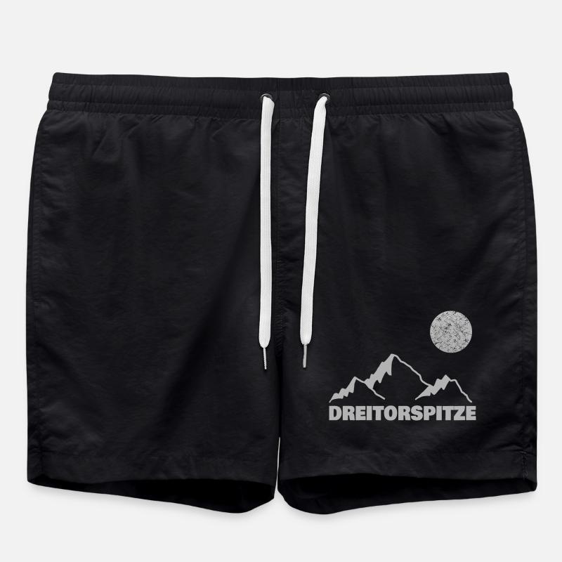 Dreitorspitz - Badeshorts - Schwarz