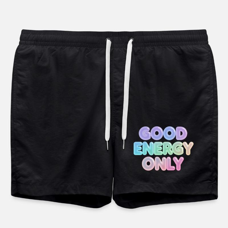 Nur Gute Energie - Badeshorts - Schwarz
