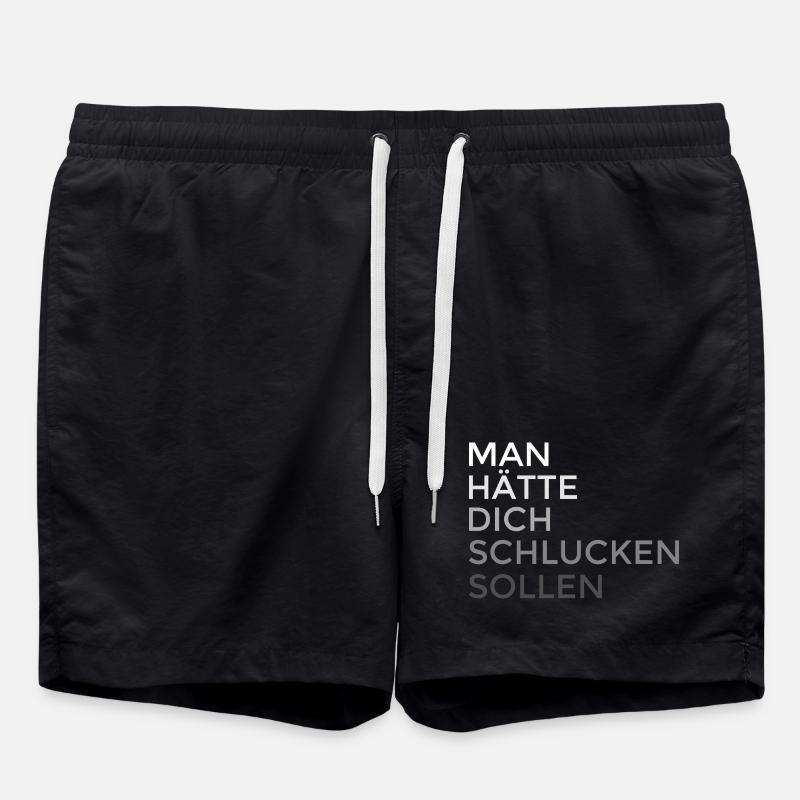 Tu aurais dû être avalé - Short de bain - noir