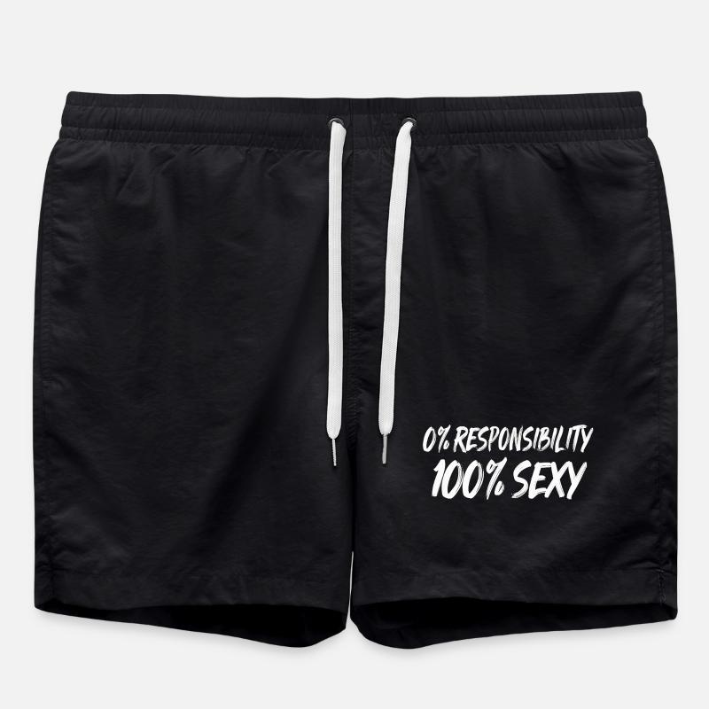 0 % Responsabilité 100 % Sexy - Short de bain - noir