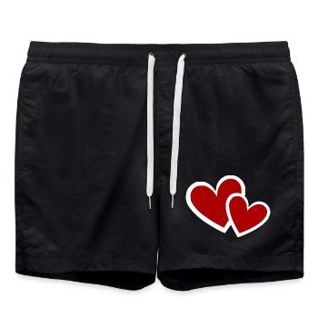 Cadeau pour la fête des mères : Idée de cadeau pour la fête des mères - Short de bain - noir - Devant - AI Model Male 185 light (185cm)
