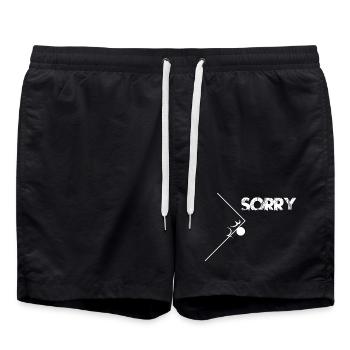 Sorry! Perfect edge hit - Swim Trunks - black - Front - AI Model Male 185 light (185cm)
