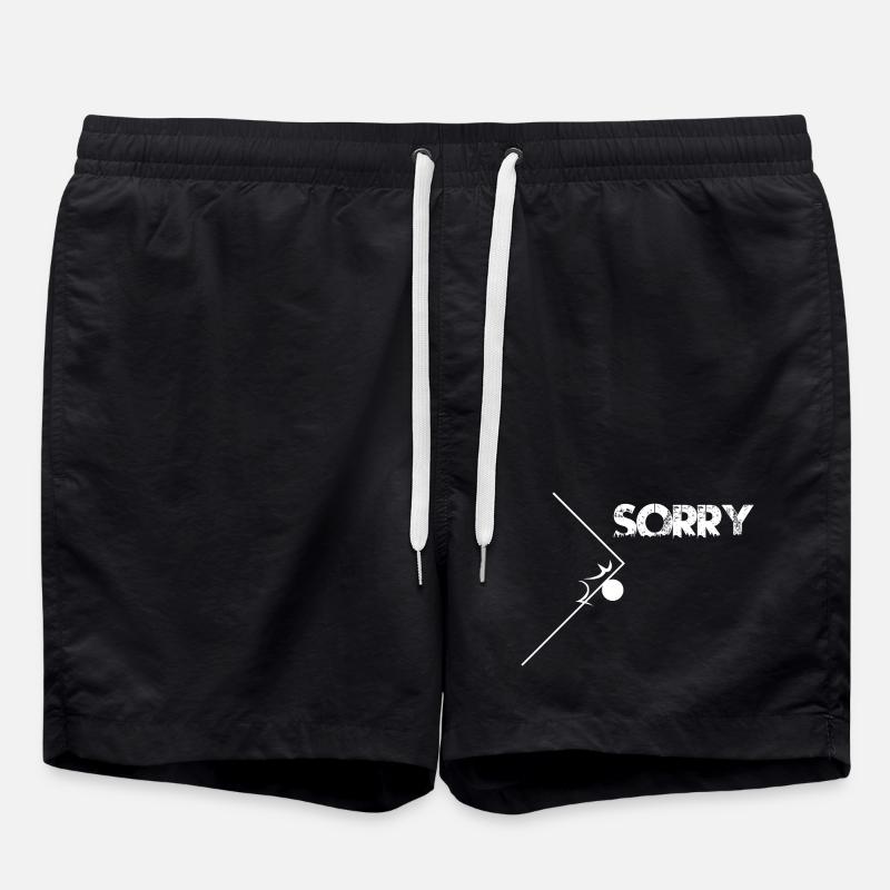 Désolé ! Coup de tranche parfait - Short de bain - noir