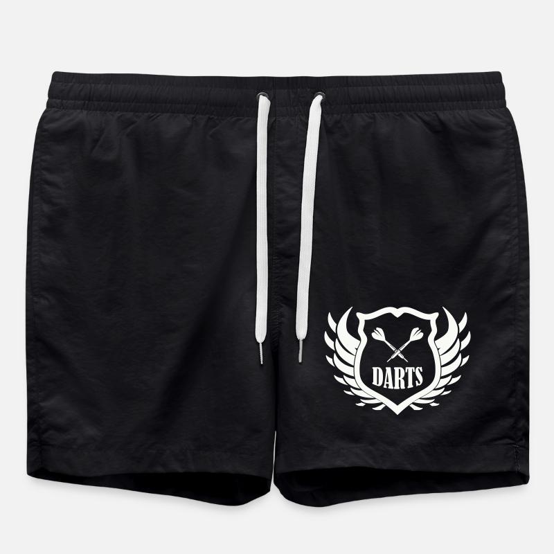 darts_shield - Swim Trunks - black