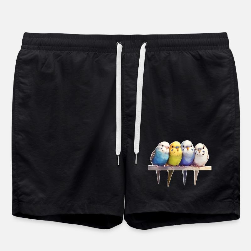 Budgie group - Swim Trunks - black