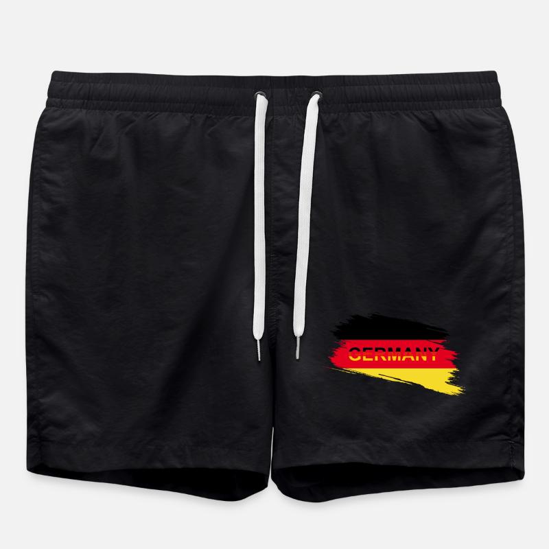 Deutschland - Badeshorts - Schwarz