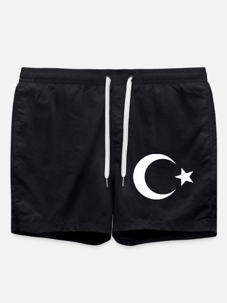 Turkey - Turkish flag - Swim Trunks - black