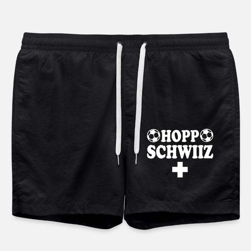 Hopp schwiiz - Swim Trunks - black