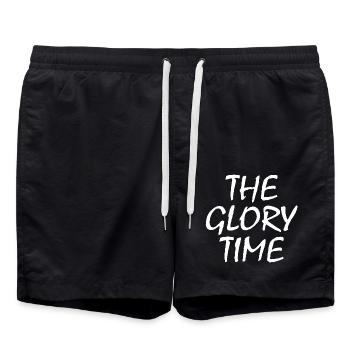 The glory time - Badeshorts - Schwarz - Vorne - AI Model Male 185 light (185cm)