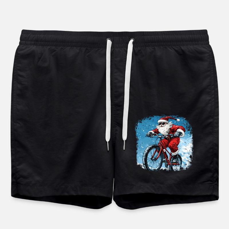 Noël des motards - Short de bain - noir