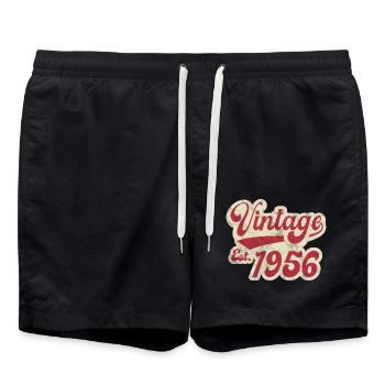 Vintage Est 1956 - Short de bain - noir - Devant - AI Model Male 185 light (185cm)