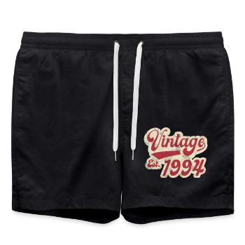 Vintage Est 1994 - Short de bain - noir - Devant - AI Model Male 185 light (185cm)