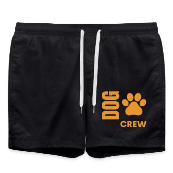 Dog Crew - Badeshorts - Schwarz - Vorne - AI Model Male 185 light (185cm)