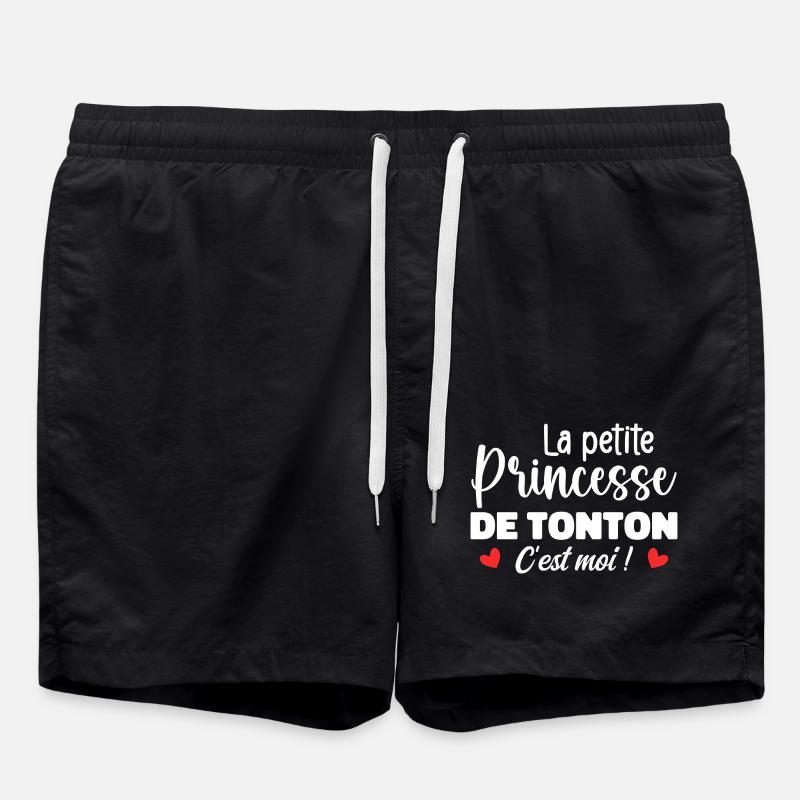 Uncle's Little Princess - Swim Trunks - black