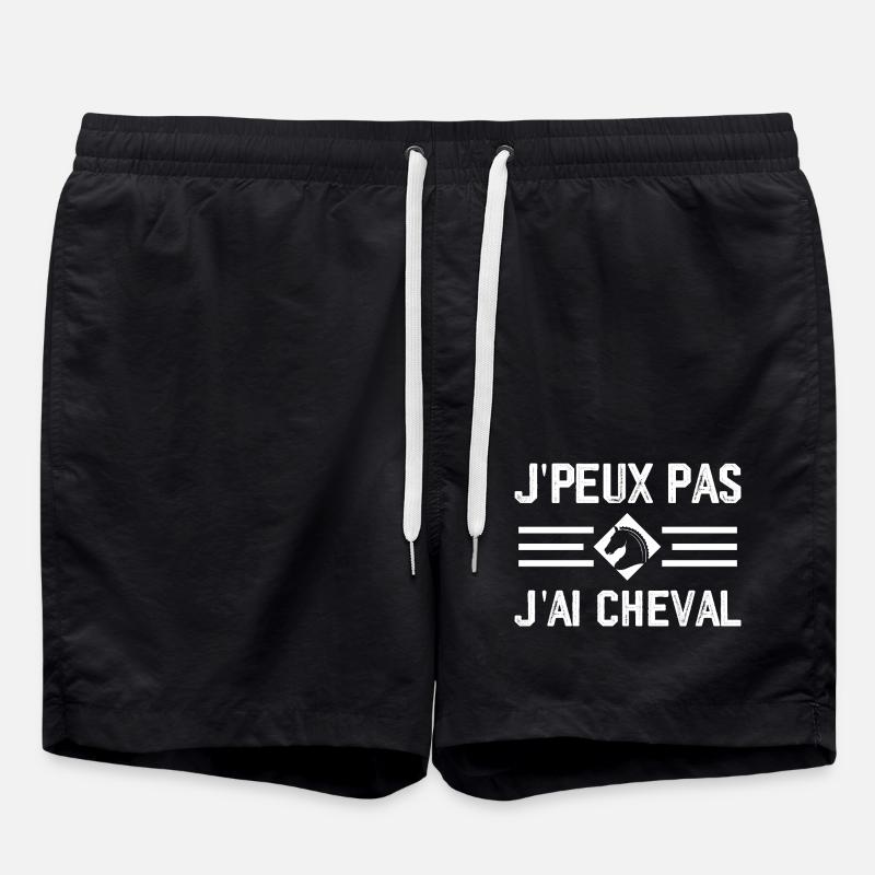 J'peux Pas J'ai Cheval - Short de bain - noir