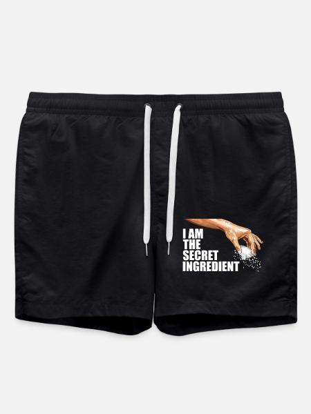 I am the secret ingredient - Swim Trunks - black