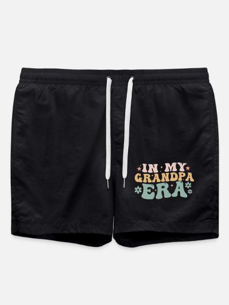 In My Grandpa Era - Swim Trunks - black