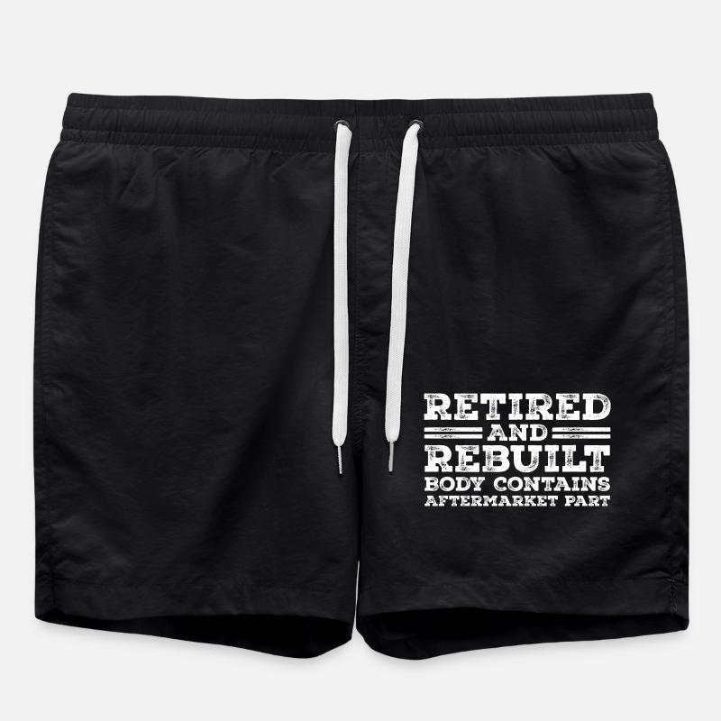 Retired and Rebuilt - Short de bain - noir