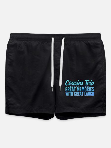 Cousin Trip 2025 - Swim Trunks - black