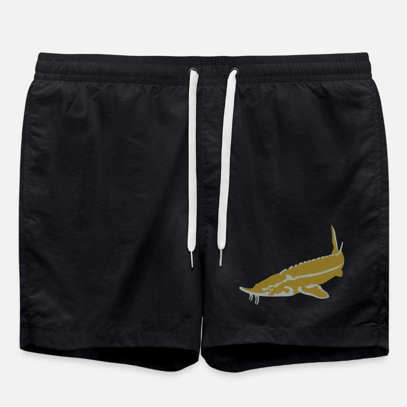 Stör - Badeshorts - Schwarz