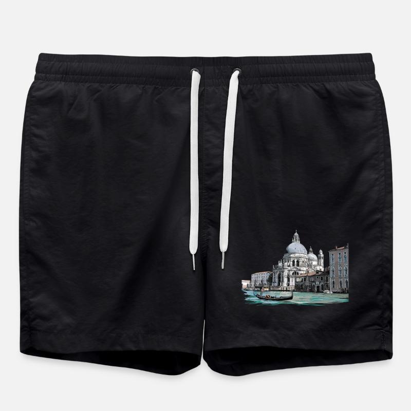 Venedig - Badeshorts - Schwarz