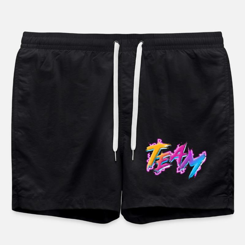Team - Swim Trunks - black