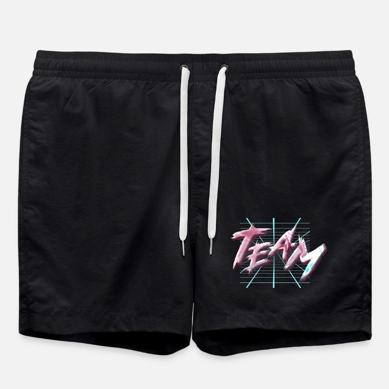 Team - Swim Trunks - black
