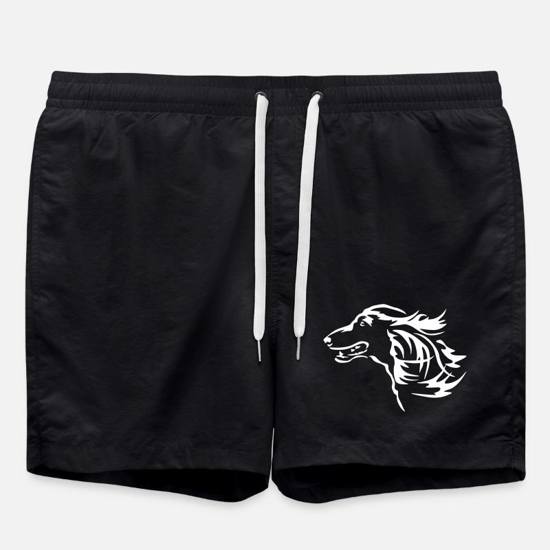 Tête afghane « Black Edition » - Short de bain - noir