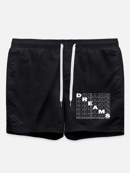 DREAMS - COME TRUE - Badeshorts - Schwarz