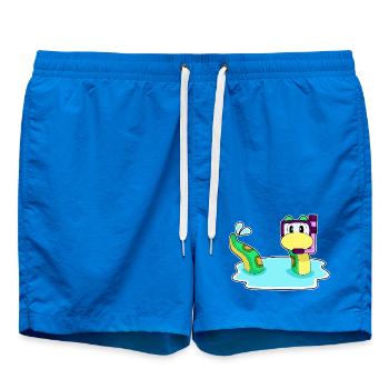 Schlange Taucher Schnorchel Tauchen - Badeshorts - Cobalt blue - Vorne