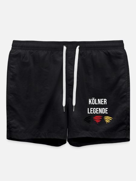 Kölner Legende - Badeshorts - Schwarz