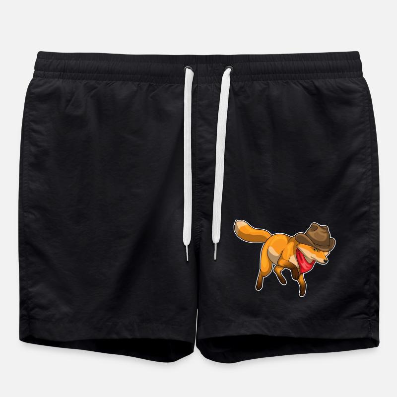 Fox Cowboy Cowboy Hat - Short de bain - noir