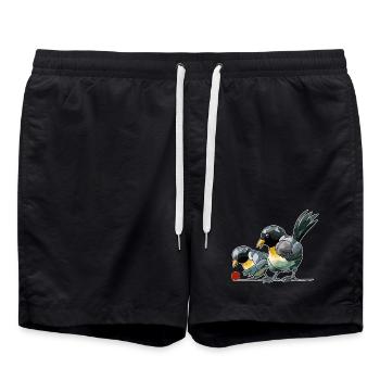 Boules de boules de boules pour pétanque - Short de bain - noir - Devant - AI Model Male 185 light (185cm)
