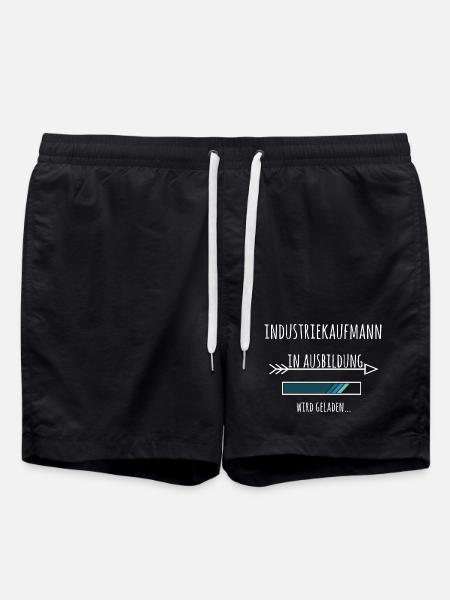 Industriekaufmann Ausbildung Beruf Industrie - Badeshorts - Schwarz