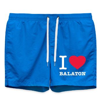 I LOVE BALATON - Badeshorts - Cobalt blue - Vorne